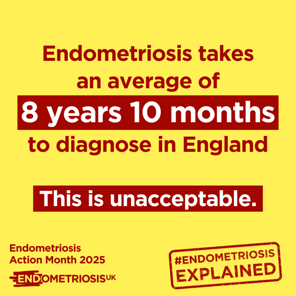 Picture courtesy and copyright of Endometriosis UK. 